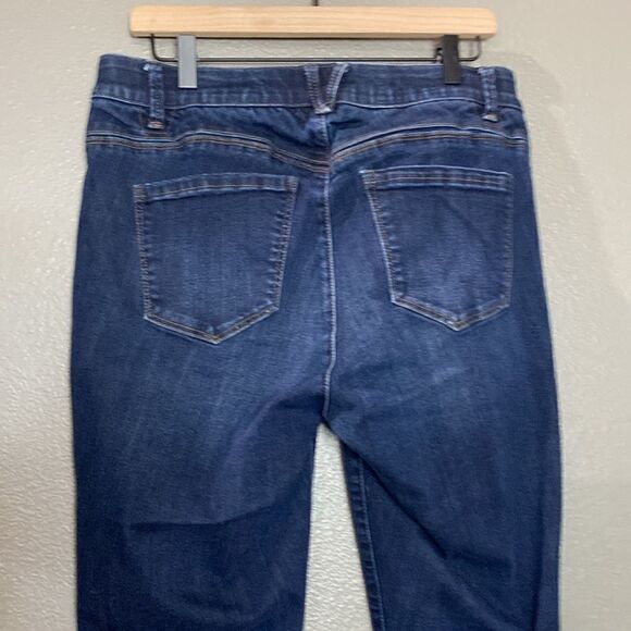Wit & Wisdom 'Ab'Solution High Waist Skinny Ankle Jeans Dark Indigo Wash - Picture 9 of 14